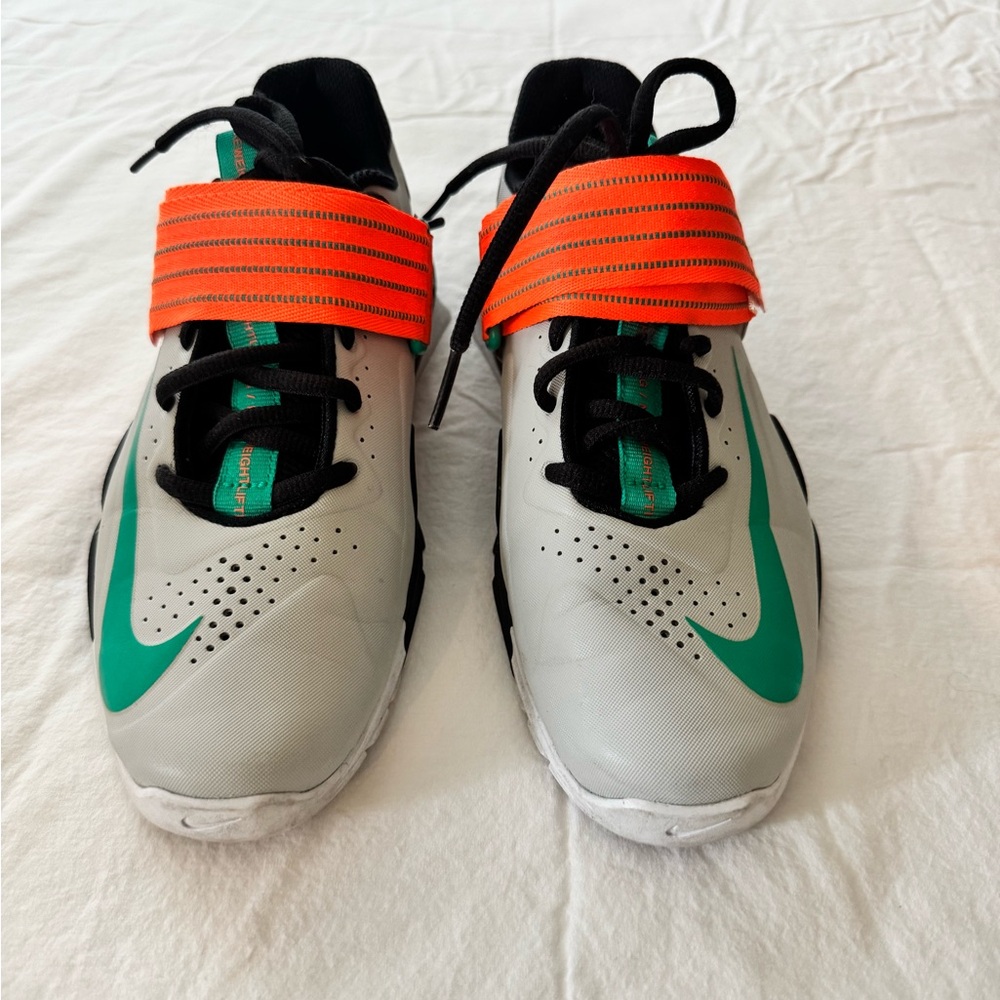 Nike Women Lifters - White, Green, and Orange